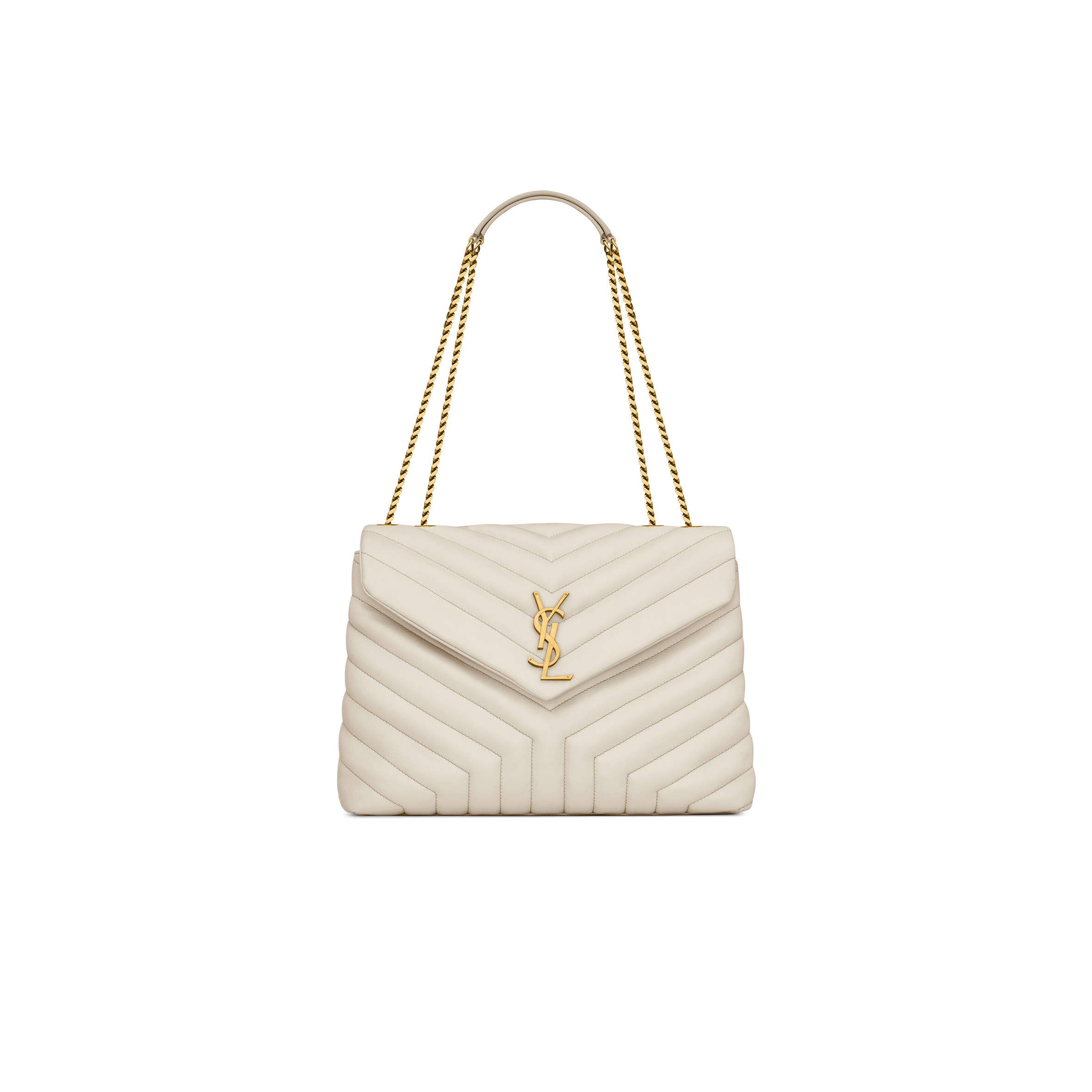 YSL LOULOU MEDIUM IN QUILTED LEATHER 574946DV7279207 (32*22*12cm)